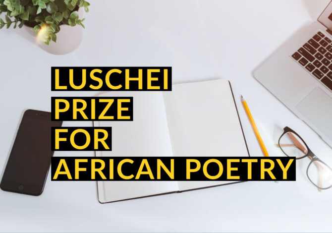 Luschei Prize for African Poetry open through October 31
